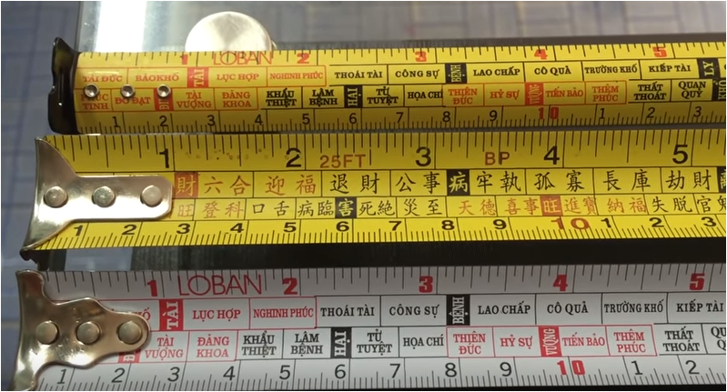 Sử dụng thước lỗ ban cần lưu ý điều gì?